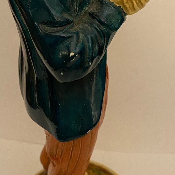 Vintage Borghese Chalkware Pair of Matching Boy & Girl Figurines - Picture 14 of 16